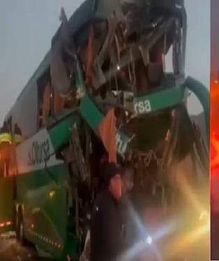 ccidente de buses deja 28 heridos en Casma, Áncash