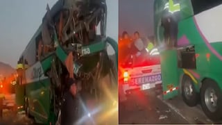 Áncash: Choque de buses interprovinciales deja al menos 22 heridos en Casma