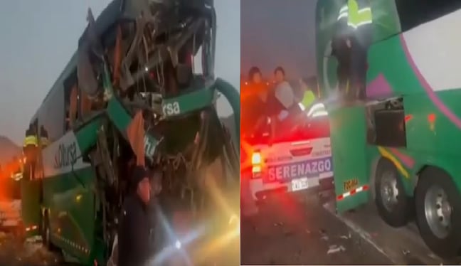 ccidente de buses deja 28 heridos en Casma, Áncash