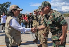 Presidenta Keiko Fujimori visita base contraterrorista del Vraem en Satipo y expresa respaldo a las Fuerzas Armadas
