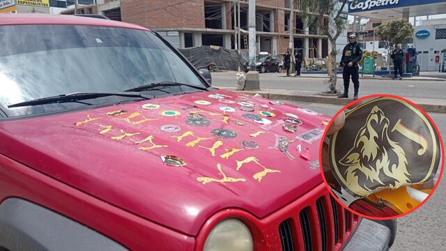 Trujillo: Policía retira más de 250 stickers extorsivos de vehículos 