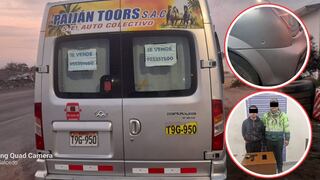 La Libertad: Policía retiene a menor tras ataque a balazos a miniván