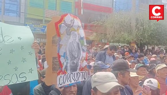 Pobladores protestan a exteriores de la Municipalidad Distrital de Chilca