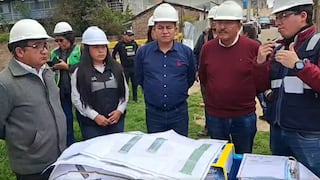 Congresista fiscaliza inicio de obra del Puente Arequipa en Huancayo