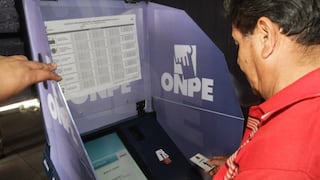 ​Elecciones 2016: Voto electrónico se aplicará en 30 distritos de Lima y Callao
