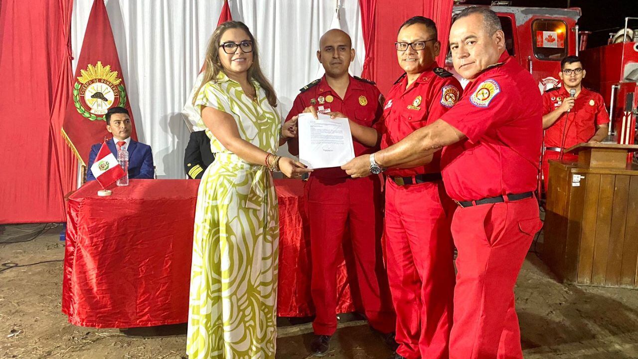 Predio consta 1,800 m2 y ya es propiedad de Compañía de Bomberos inscrita en Registros Públicos.