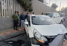 Arequipa: Ocupantes en presunto estado de ebriedad salvan de morir tras accidente en av. Venezuela