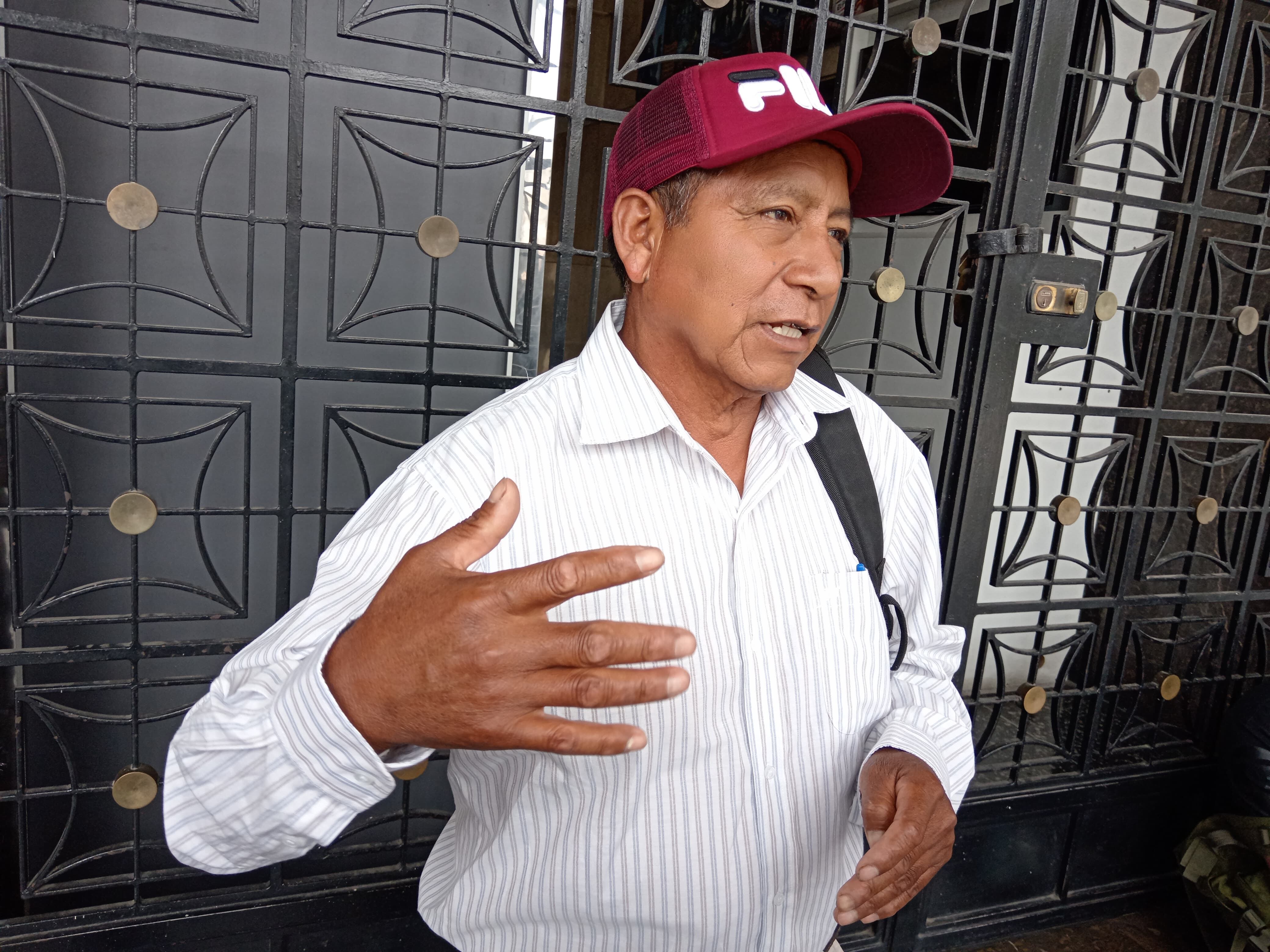 Exalcalde de Lomas, Segundo Tito Choquevilca. (Foto: Leonardo Cuito)