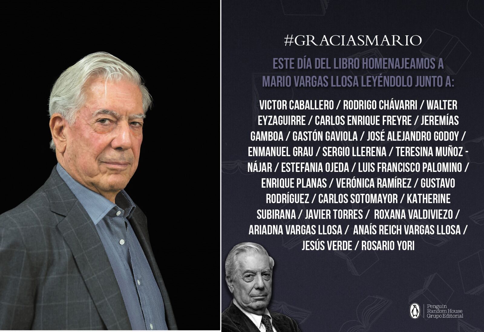 Para honrar su memoria y su legado literario, se llevara a cabo una serie de lecturas en conjunto que reunirá a destacados autores. Foto: Difusión