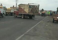 Arequipa: Restricción en vía del valle de Tambo afecta traslado de arroz por camioneros