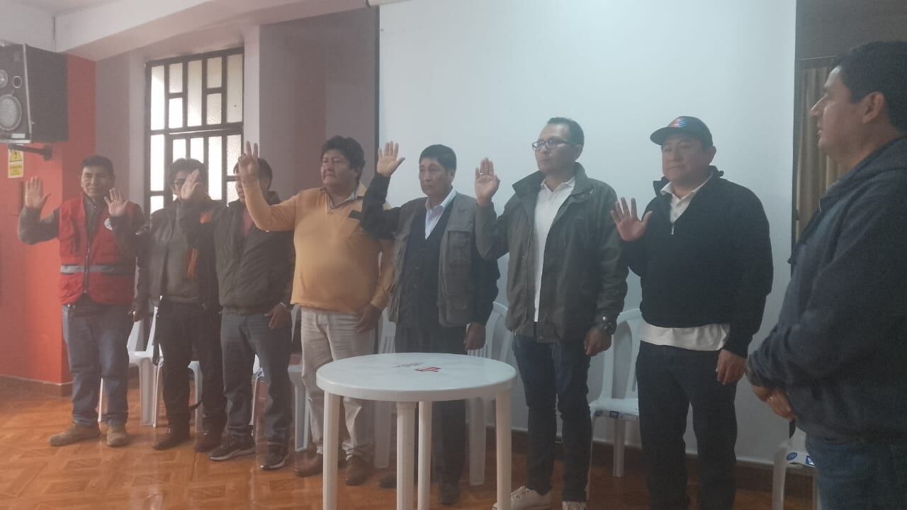 Julio Gonzales reafirma unidad del consejo directivo elegido para el periodo 2024 - 2026. (Foto: Difusión)