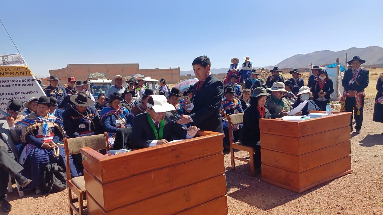 Desde la Corte Superior de Justicia se garantizó la seguridad y logística para desarrollar audiencia. Foto/Difusión.