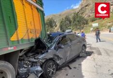 Accidente de tránsito deja varios heridos en la provincia de Jauja