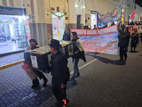 Generación Z marchó en Arequipa en memoria de las víctimas de las protestas de 2023