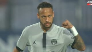 PSG vs. Clermont: Neymar consiguió el 1-0 tras un pase de Messi para el cuadro parisino (VIDEO)