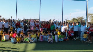 Ica: Navidad solidaria reunió a niños y familias del caserío de Pinillo, en Ocucaje