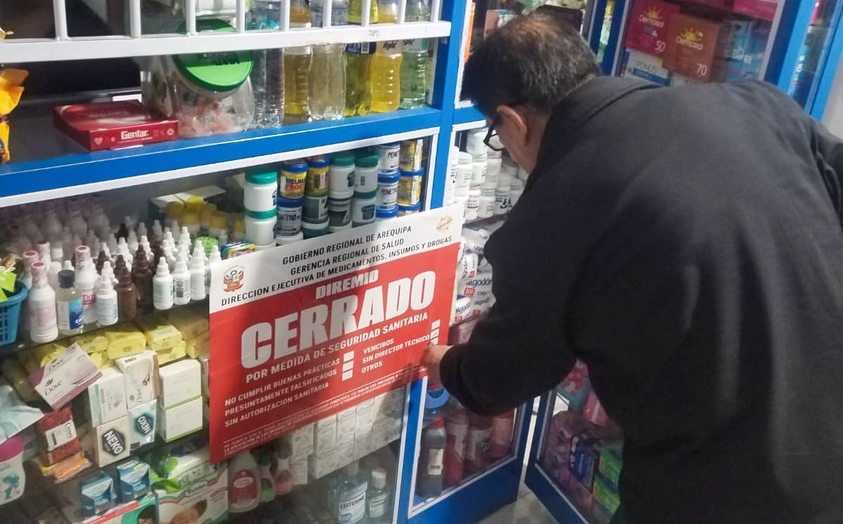 Gerencia de Salud cierra 4 boticas en Cotahuasi, Arequipa