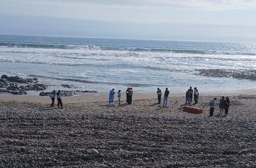 Adulto mayor arequipeño muere ahogado en playa Media Luna de Ilo. Foto: PNP.