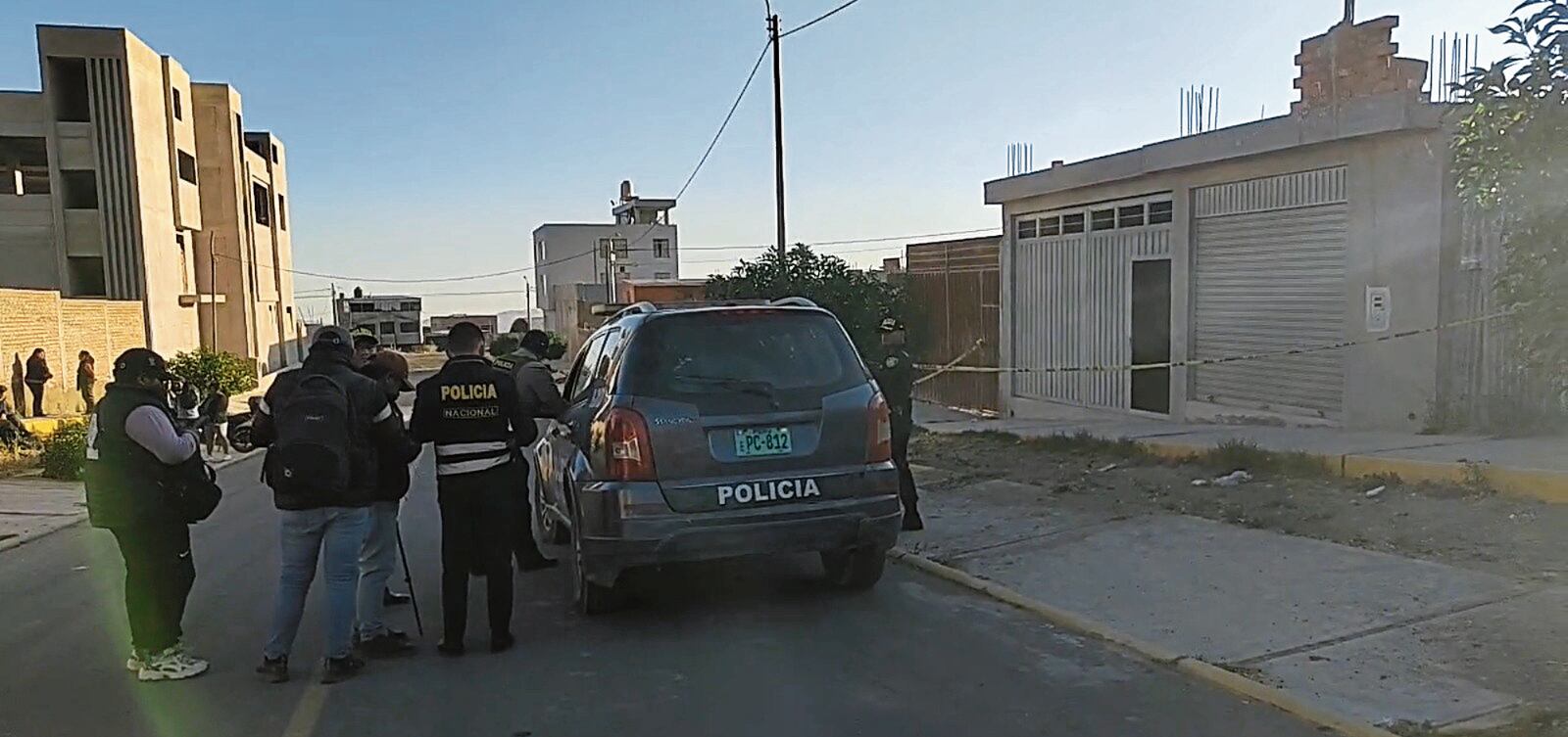 Vivienda donde ocurrieron los hechos en Yura. Foto: Difusión.