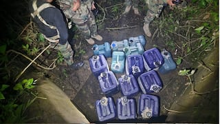 Policía interviene laboratorio de “narcos” e incauta más de 388 kilos de cocaína líquida en Ayacucho