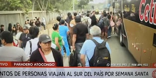Semana Santa 2026: aumento de pasajes hacia el sur genera gran demanda en paradero de Atocongo