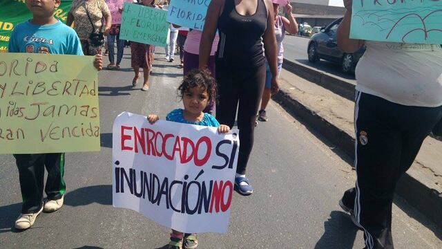 Chimbote: Pobladores de La Costanera protestan en casa de alcaldesa por enrocado