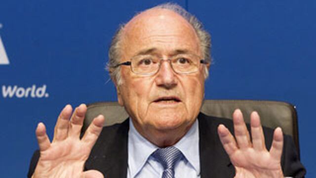 Blatter admite que es difícil luchar contra la manipulación de los partidos