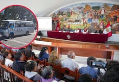 Mesa técnica para debatir sobre el pasaje urbano en Arequipa