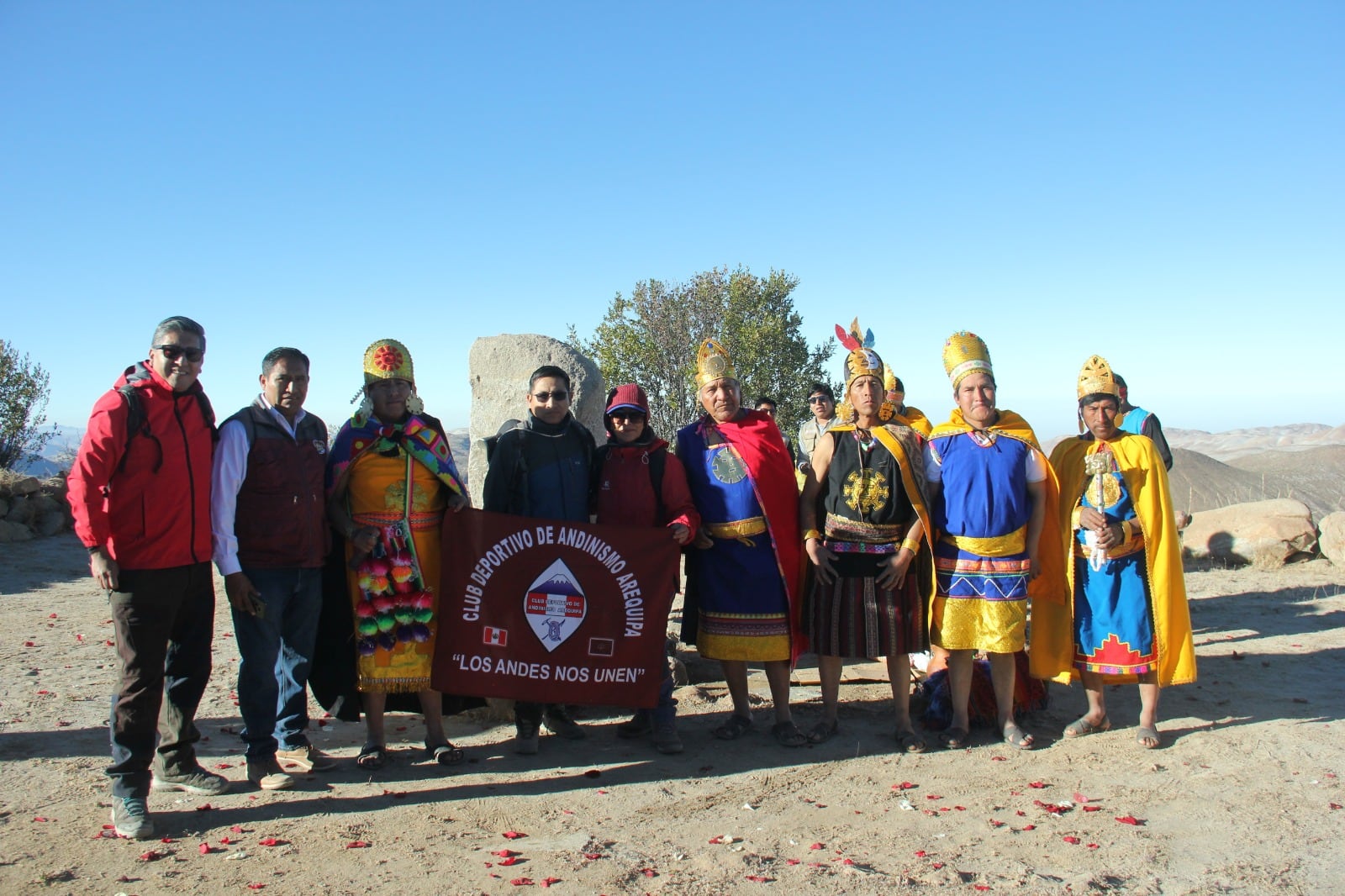 Pago a la Pachamama en homenaje a Arequipa se realizó en Churajón. Foto: Iván Contreras.
