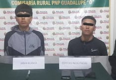 Ica: capturan a dos presuntos integrantes de “Los Malditos de Expansión” por robo agravado en Guadalupe