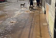Colapso de tuberías de agua afecta a viviendas y calzada nueva en Huánuco