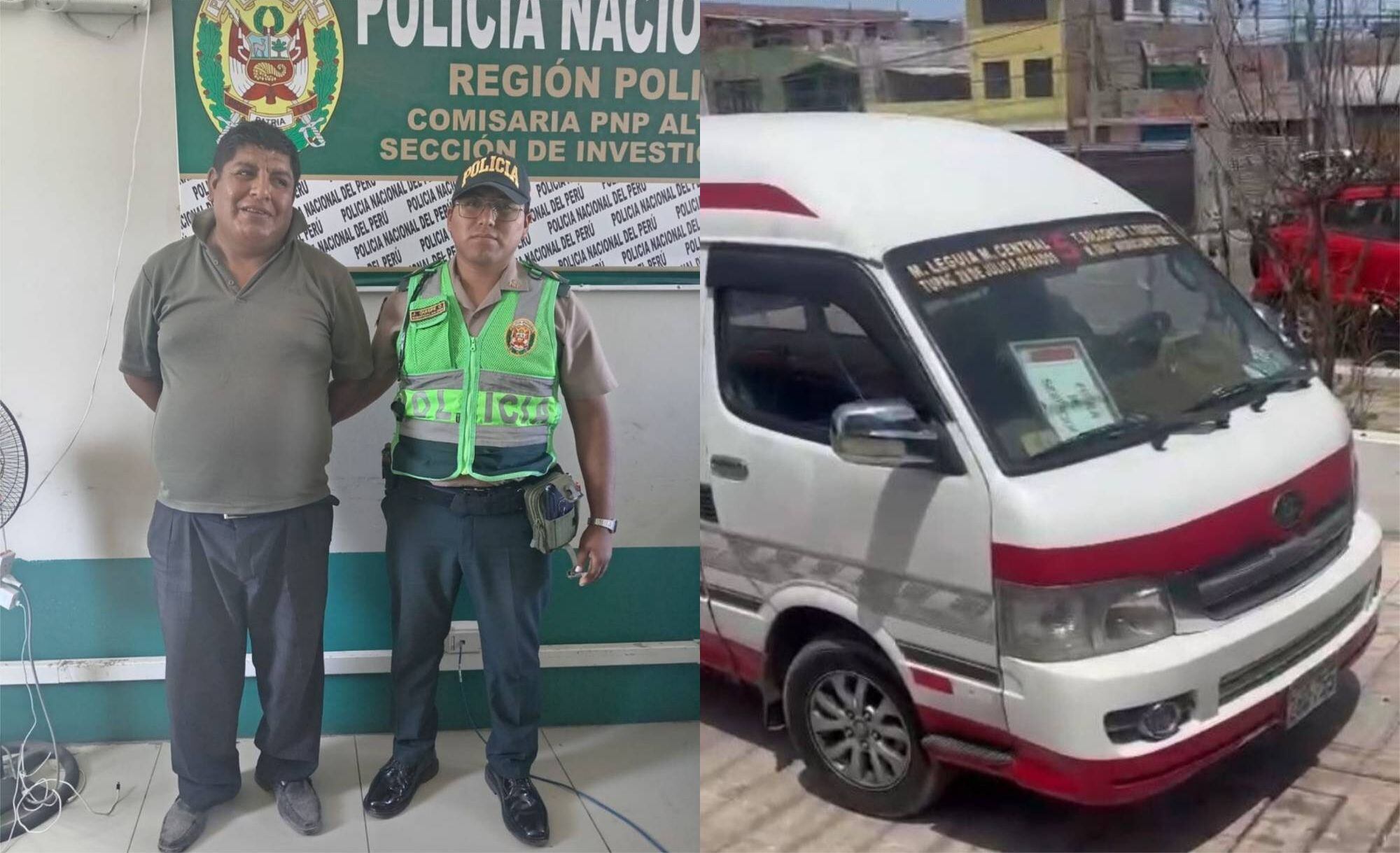 Policía intervino el el vehículo causante de accidente y el conductor se presentó en la sede policial. (Foto: Difusión)