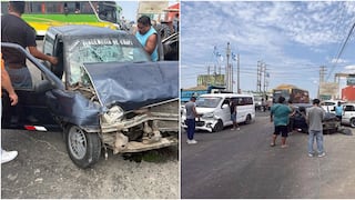 Ica: brutal accidente de tránsito en el ingreso a Collazos deja conductor herido