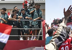 Futbolistas de la selección de Egipto fueron recibidos como héroes tras su participación en el Mundial 2026