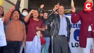 Trabajadores del sector salud protestan por nombramiento en Junín
