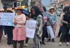 Pobladores de La Punta en Sapallanga protestan: “Nos dan agua sucia y suben la tarifa”