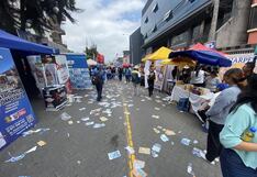 Academias convierten en basural las calles de Arequipa, tras proceso de admisión de la UNSA