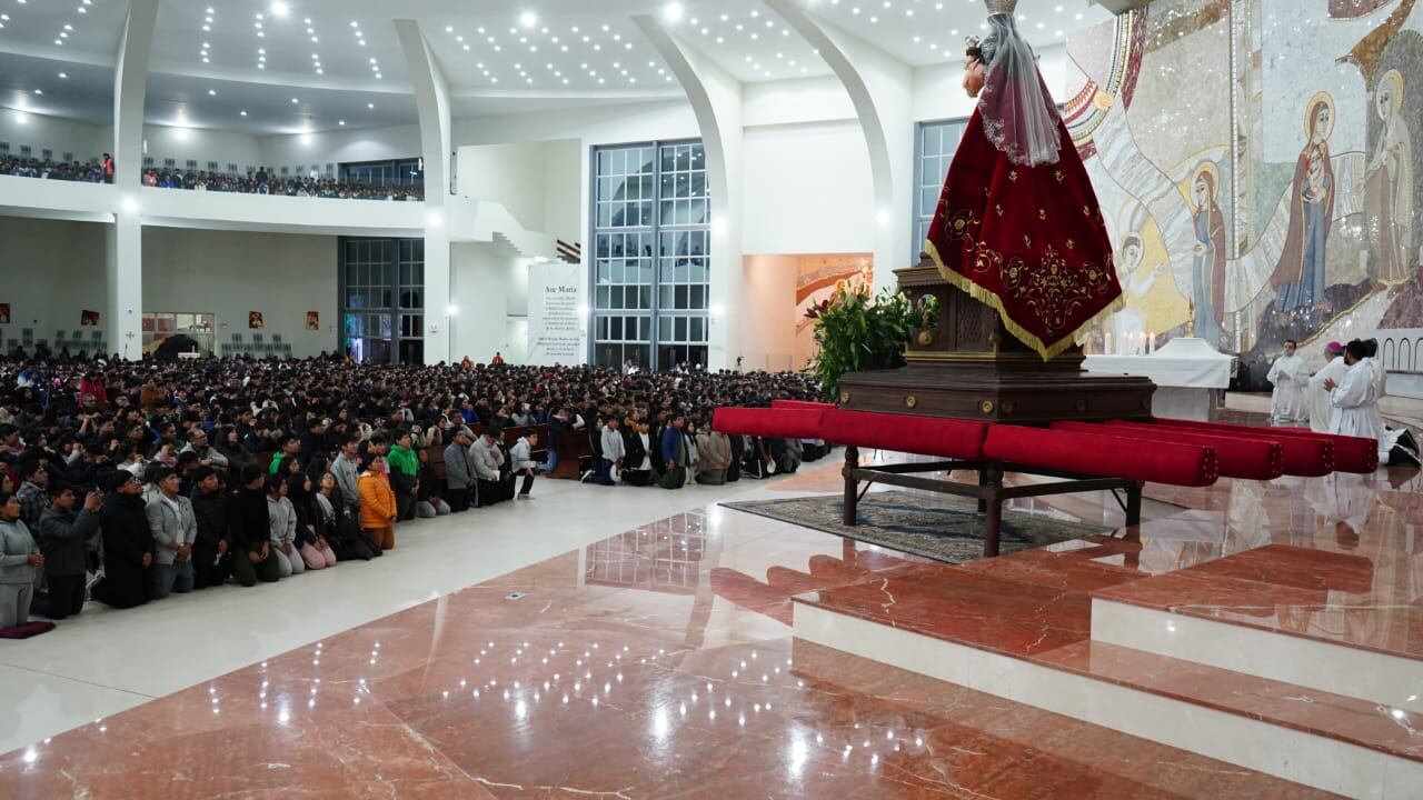 Fiesta Juvenil de la Fe en el Santuario de la Virgen de Chapi en Arequipa con "Estación Cero". Foto: Difusión.