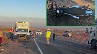 Tacna: Agricultor muere en choque de moto y camioneta en la Panamericana Sur