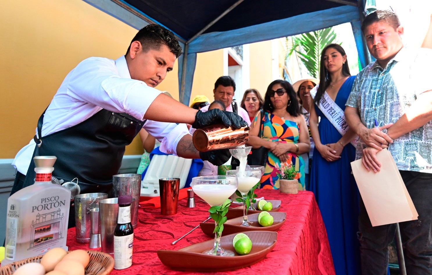 Cientos de personas degustaron esta exquisita bebida nacional.