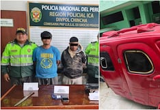 Chincha: atrapan a sujetos involucrados en robo a mototaxista con arma blanca