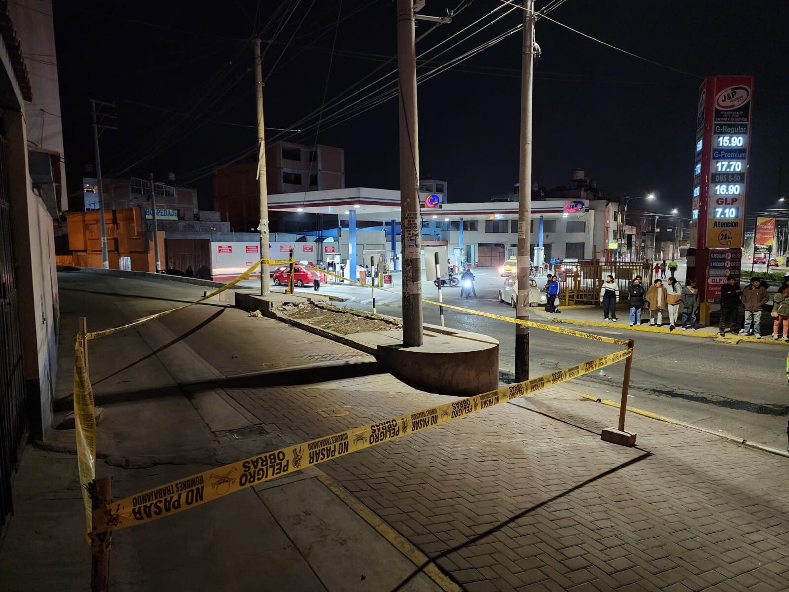 El ataque ocurrió frente a la base de serenazgo de José Luis Bustamante y Rivero. Foto: GEC.