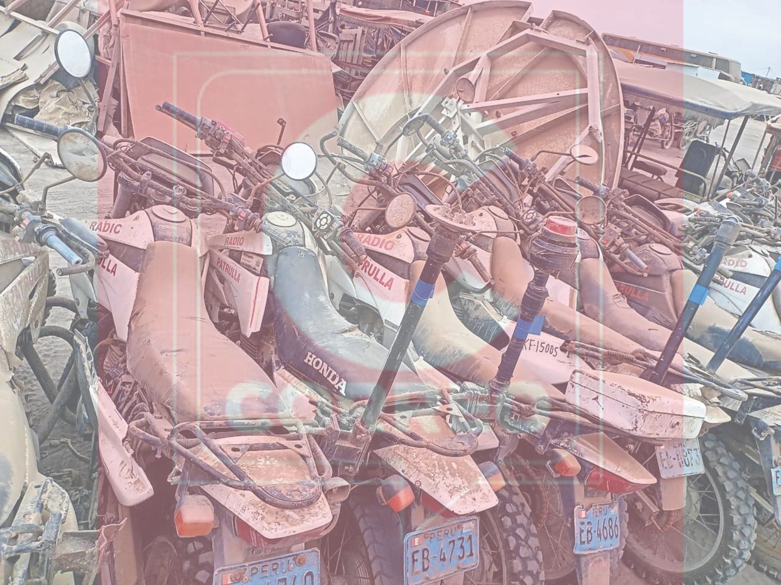 Vehículos fueron dados de baja por la causal de inoperativo e irrecuperable.