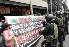 Trabajadores farmacéuticos protestan frente Congreso ante inseguridad y violencia en Lima (FOTOS)
