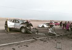 Ocho heridos deja triple choque registrado en el trayecto de Tacna a Arica