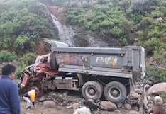 Volquete cae a quebrada y deja un fallecido en Condesuyos, Arequipa