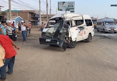 La Libertad: Choque entre combi y ómnibus deja siete heridos en Virú