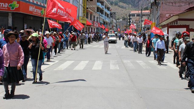 Apurímac: 60% de población de Abancay acató primer día de paro