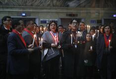 Delia Espinoza: Trabajadores del Ministerio Público realizan vigilia en apoyo a la fiscal de la Nación