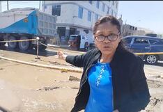 Ica: fuga de agua potable persistió en la Av. Arenales pese a intervención de Emapica